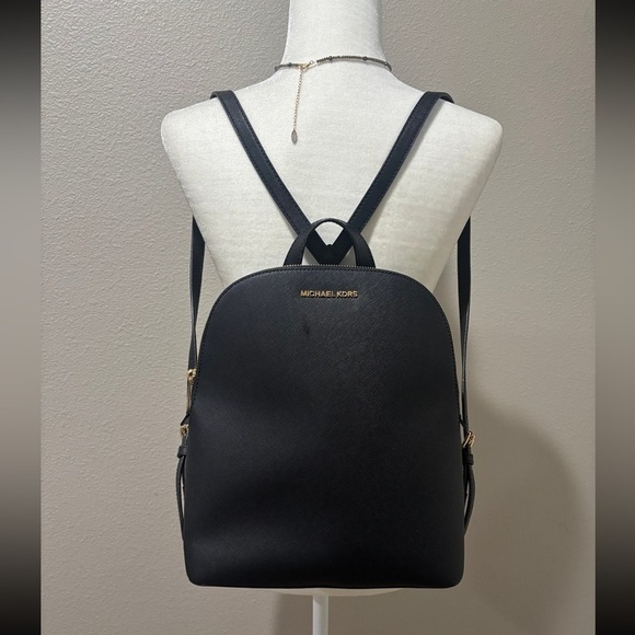 Michael Kors Handbags - Michael Kors Jet Black Backpack